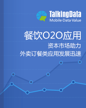TalkingData-餐饮O2O应用：资本市场助力 外卖订餐类应用发展迅速